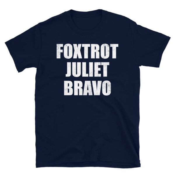 navy foxtrot juliet bravo tee