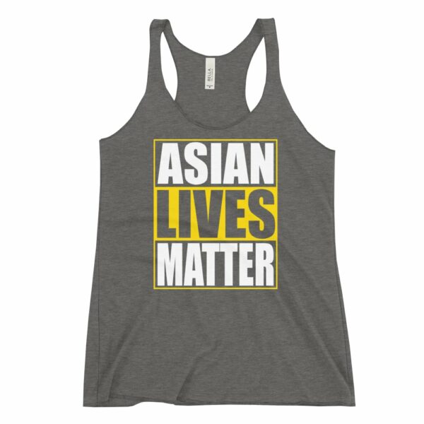 asian lives matter racerback tank