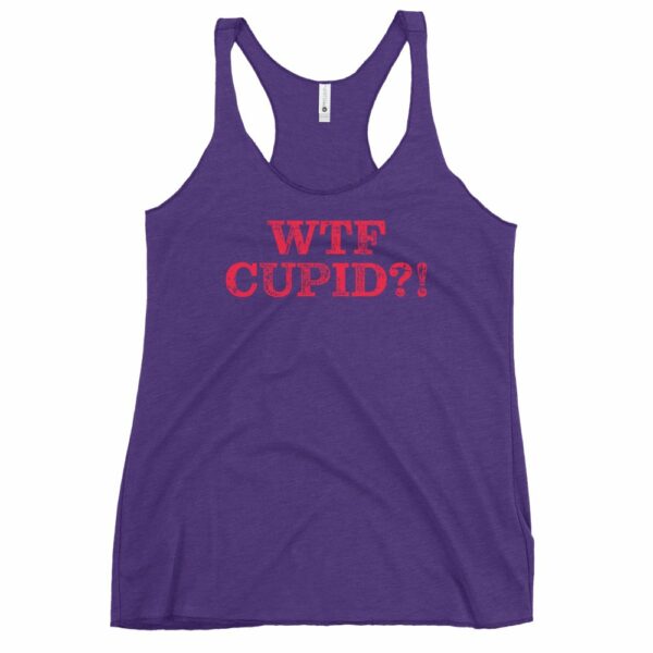 WTF Cupid?! Women's Racerback Tank - Image 3