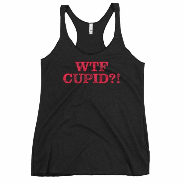 WTF Cupid?! Women's Racerback Tank - Image 2