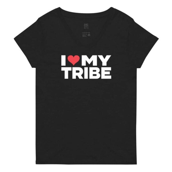 black I love my tribe polyam tee
