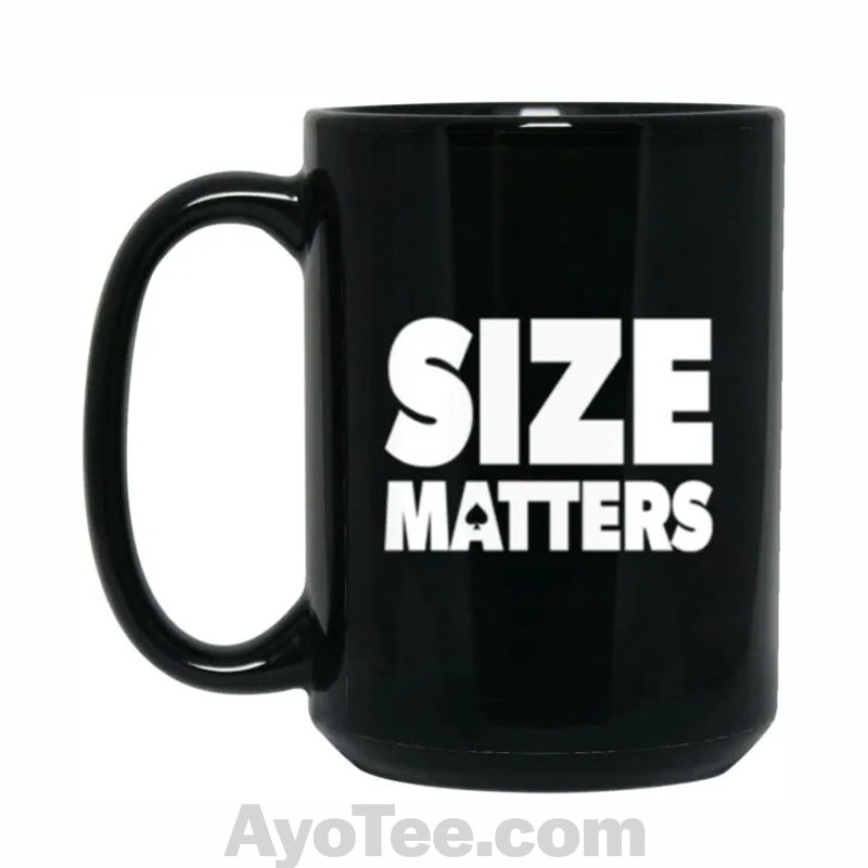 Size Matters BBC 15 oz. Black Mug