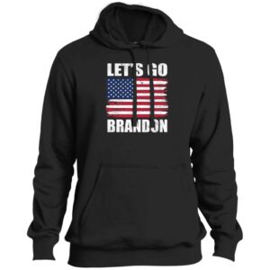 Black Let's Go Brandon Tall Pullover Hoodie