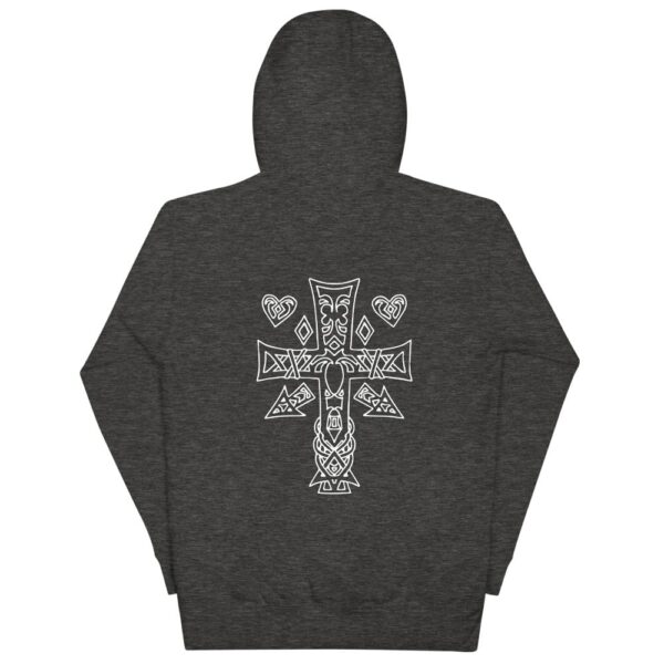 Celtic Cross and Hearts Hoodie - Image 2