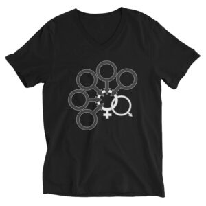 BBC Group Sex Cuckold V-Neck T-Shirt