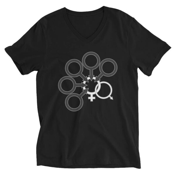 BBC Group Sex Cuckold V-Neck T-Shirt