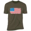 Distressed American Flag 4th of July Tee - Image 2