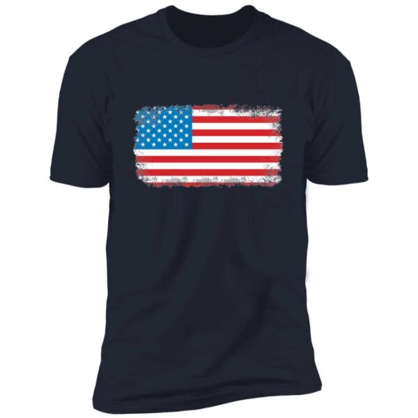 Distressed American Flag 4th of July Tee - Image 3