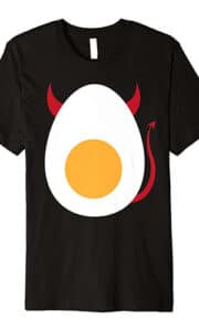 funny deviled egg t-shirt