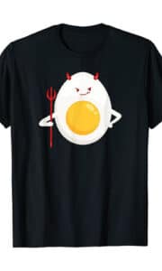 Cute deviled egg devil t-shirt