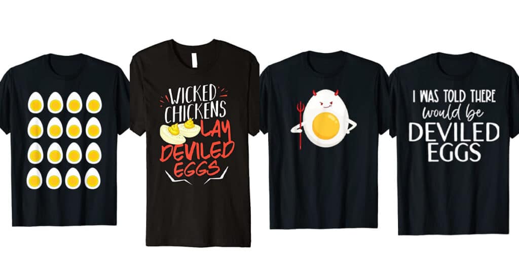 funny deviled egg t-shirts