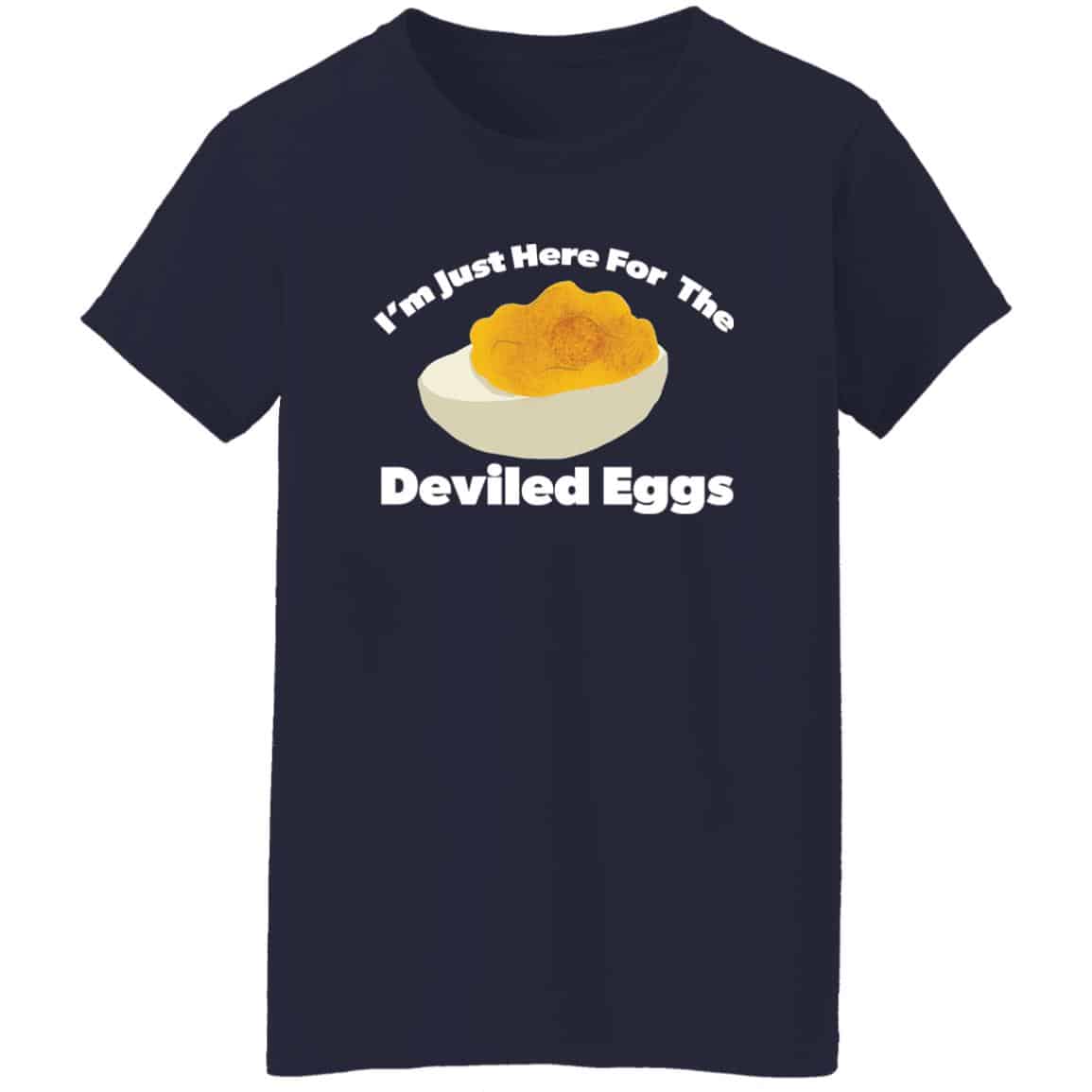 blue women's National Deviled Eggs Day Unisex T-shirt