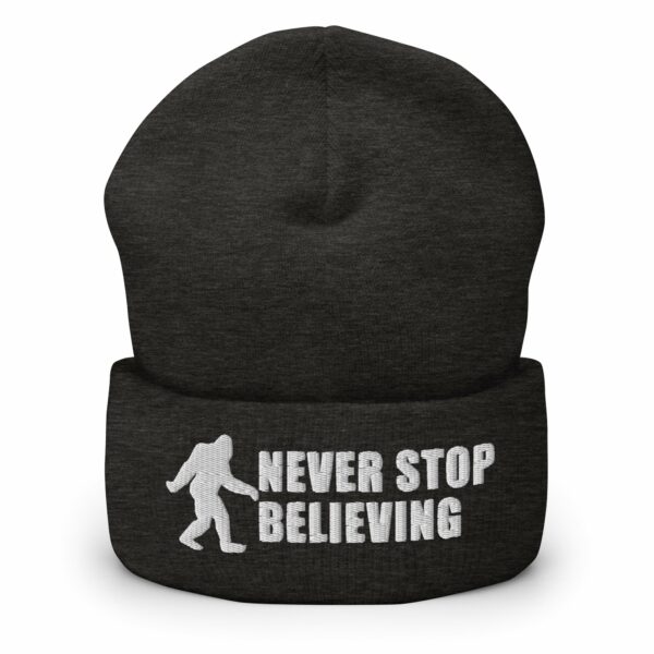 Bigfoot Never Stop Believing Cuffed Beanie - Image 2