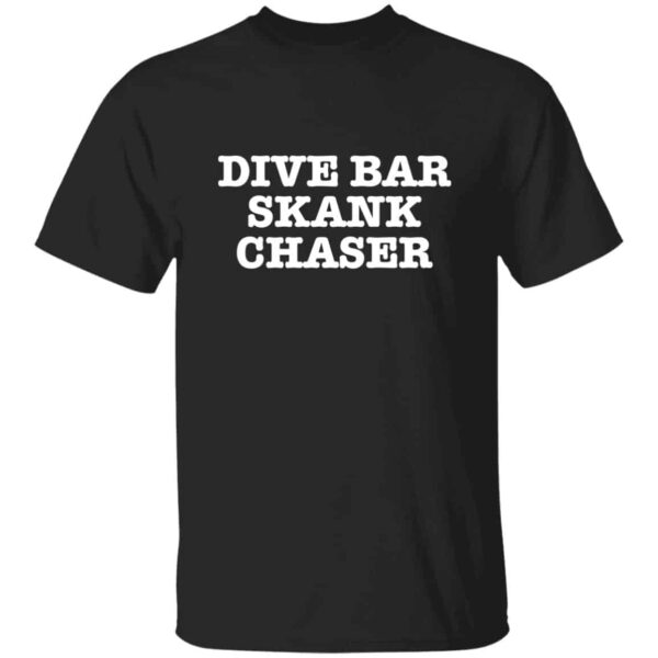 black dive bar skank t-shirt for women that love to party