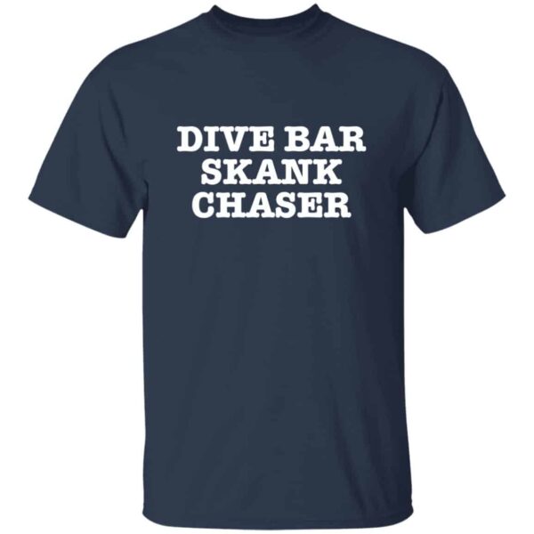blue dive bar skank t-shirt for women that love to party