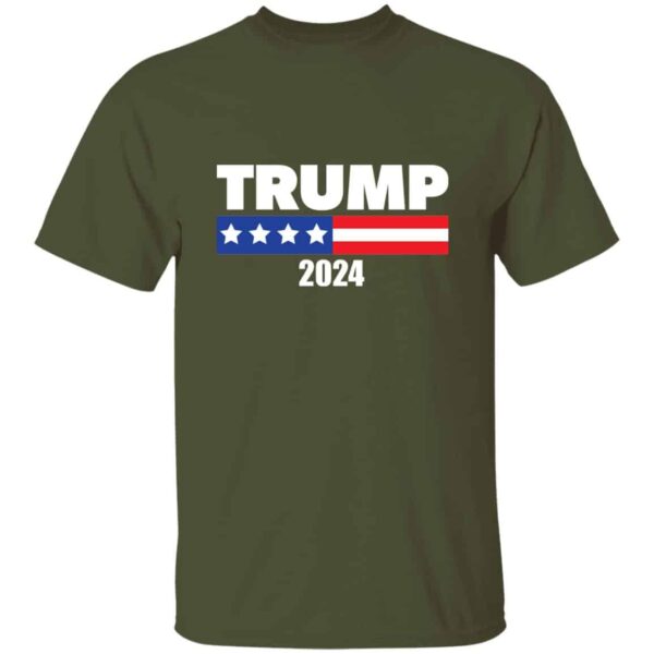 military green Men's Elect Donald Trump 2024 tee