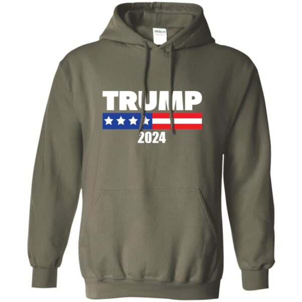 green Trump 2024 pullover hoodie