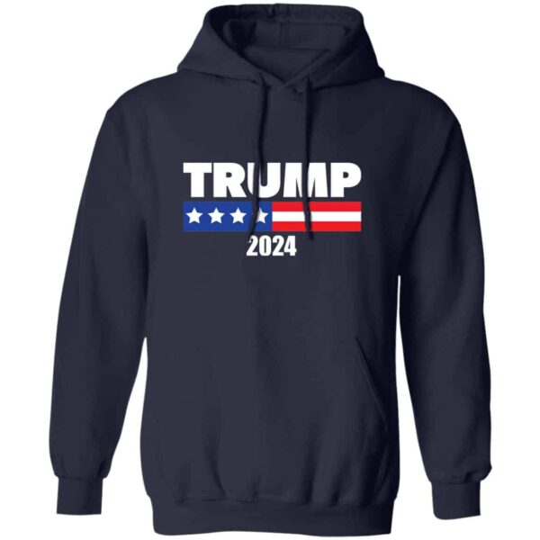 blue Trump 2024 pullover hoodie
