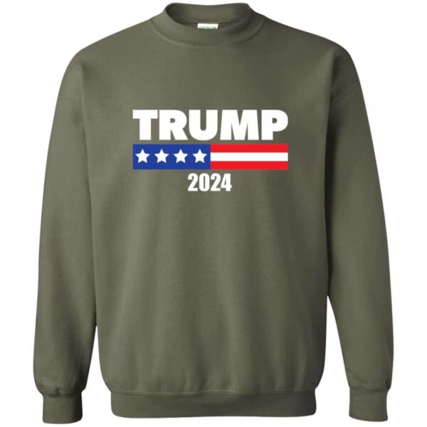 green Trump 2024 sweatshirt