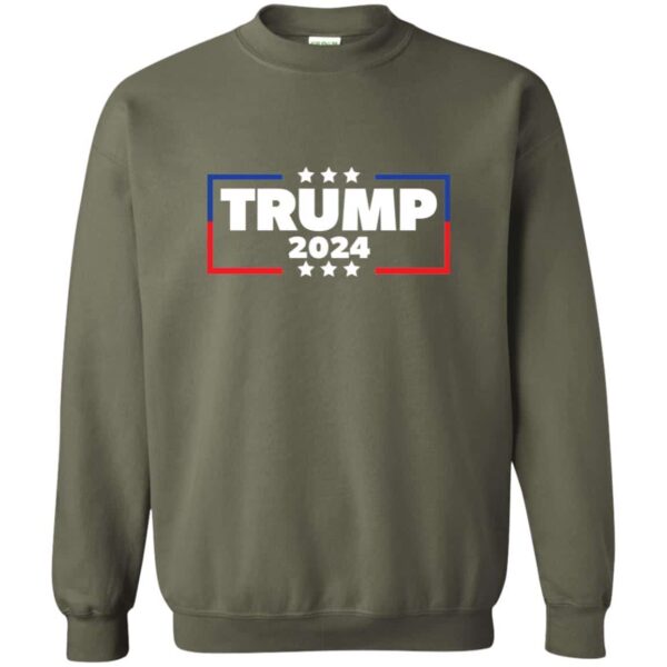 Green Trump 2024 sweatshirt