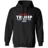 black Trump 2024 taking america back hoodie