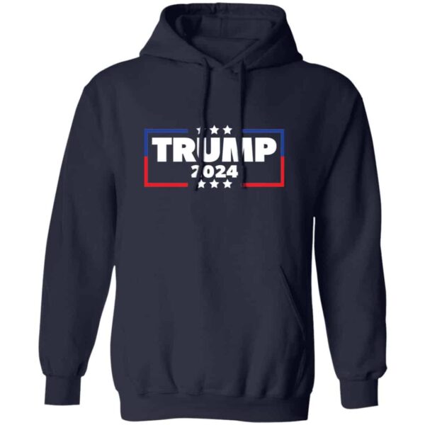 Blue Trump 2024 pullover hoodie