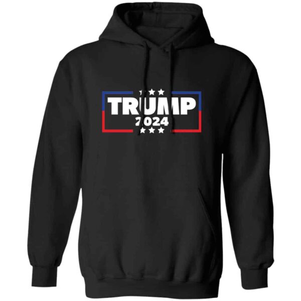 Black Trump 2024 pullover hoodie