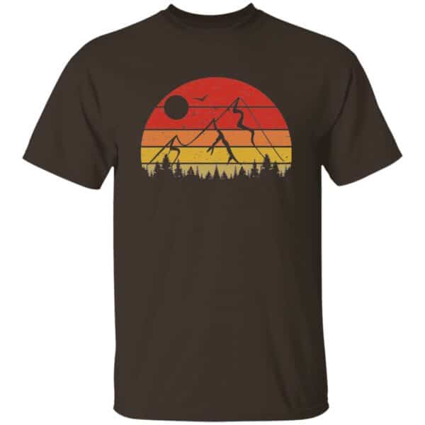 Retro Sunset Mountains T-Shirt - Image 2