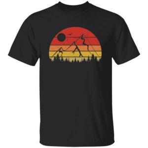 Retro Sunset Mountains T-Shirt