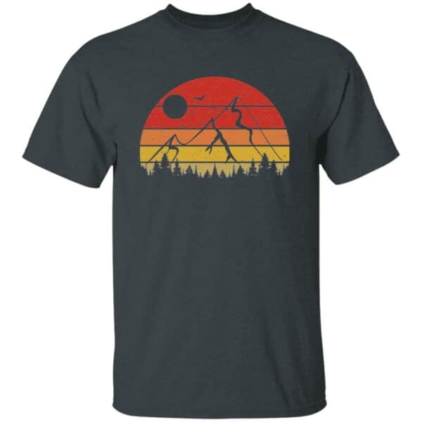 Retro Sunset Mountains T-Shirt - Image 3