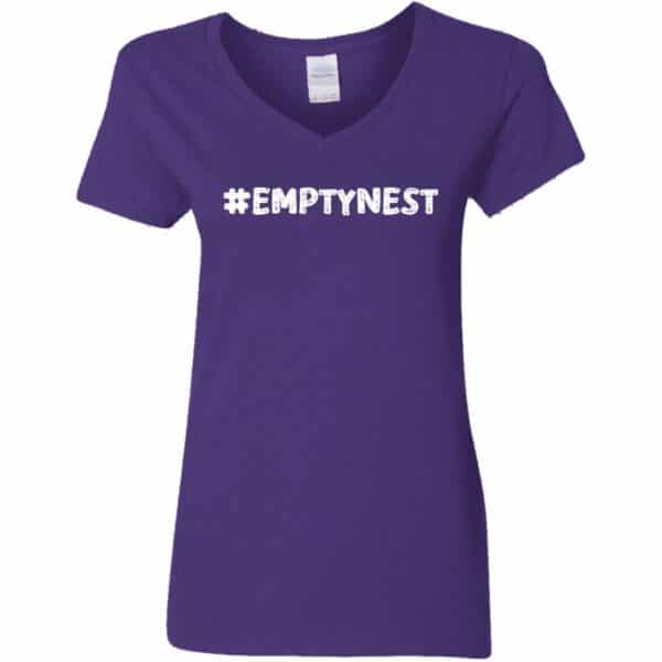 #EmptyNest Women's V-Neck T-Shirt - Image 3