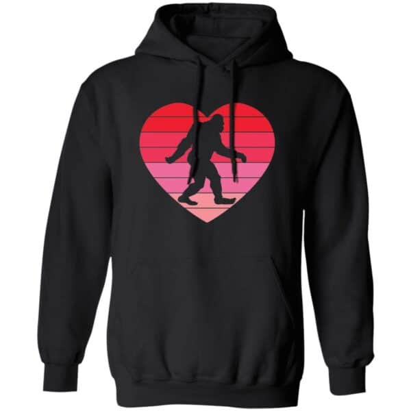 Bigfoot Valentine's Day  Pullover Hoodie - Image 2