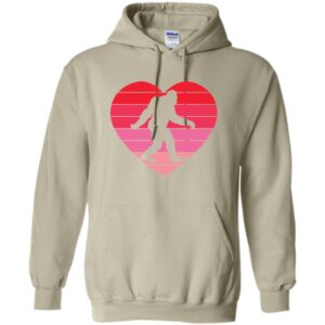 Bigfoot Valentine's Day  Pullover Hoodie