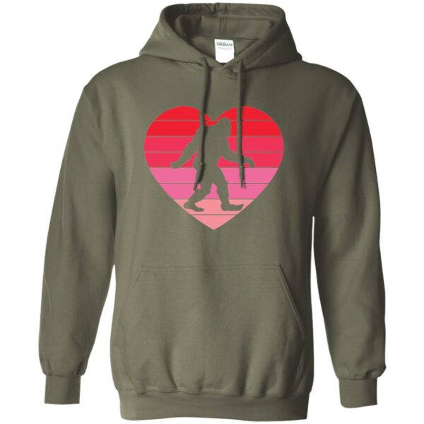 Bigfoot Valentine's Day  Pullover Hoodie - Image 4