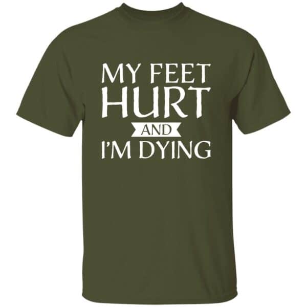 Funny My Feet Hurt Hiking T-Shirt - Image 4