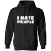 I Hate People Distressed Hoodie