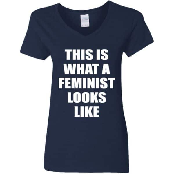 This is What A Feminist Looks Like  V-Neck T-Shirt - Image 2