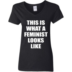 This is What A Feminist Looks Like  V-Neck T-Shirt
