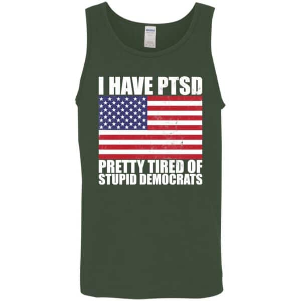 Pretty Tired of Stupid Democrats  Tank Top - Image 2