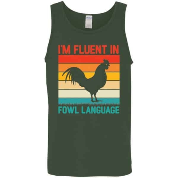 I'm Fluent in Fowl Language Tank Top - Image 2