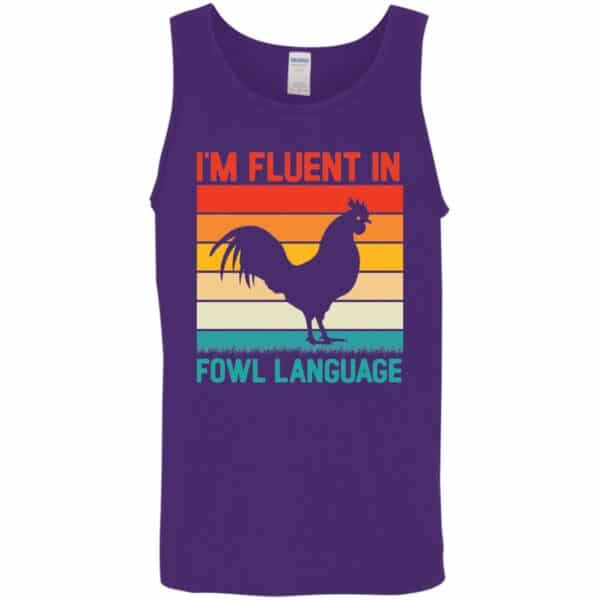 I'm Fluent in Fowl Language Tank Top - Image 3