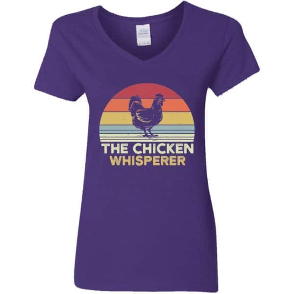 The Chicken Whisperer V-Neck T-Shirt - Image 3