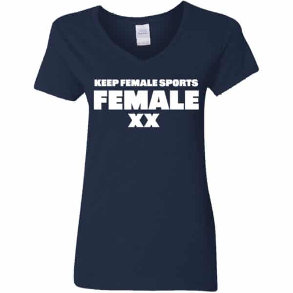 Keep Women's Sports Female V-Neck T-Shirt - Image 2