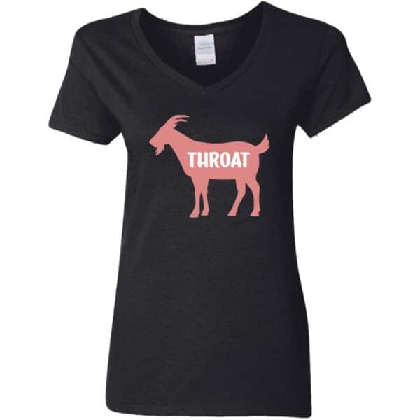 Throat Goat V-Neck T-Shirt - Image 2