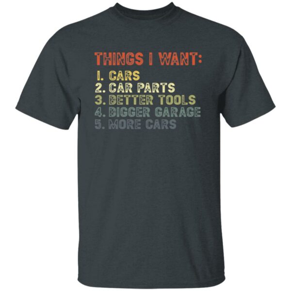 Things I Want: Cars T-Shirt - Image 2