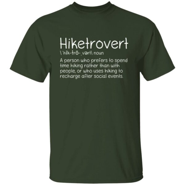Funny Hiketrovert Definition T-Shirt - Image 3