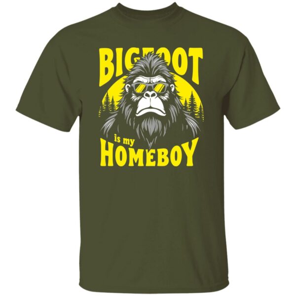 Bigfoot Is My Homeboy T-Shirt - Image 4