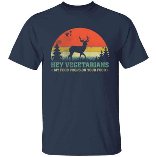 Hey Vegetarians T-Shirt - Image 2