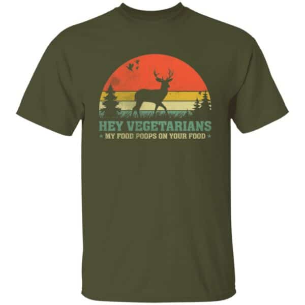 Hey Vegetarians T-Shirt - Image 3