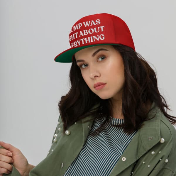 Trump Was Right About Everything Baseball Cap - Image 2